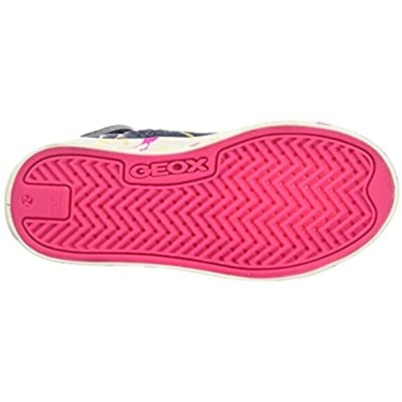 Geox Girls Jr Ciak High Top Canvas Sneakers - Picture 7 of 9